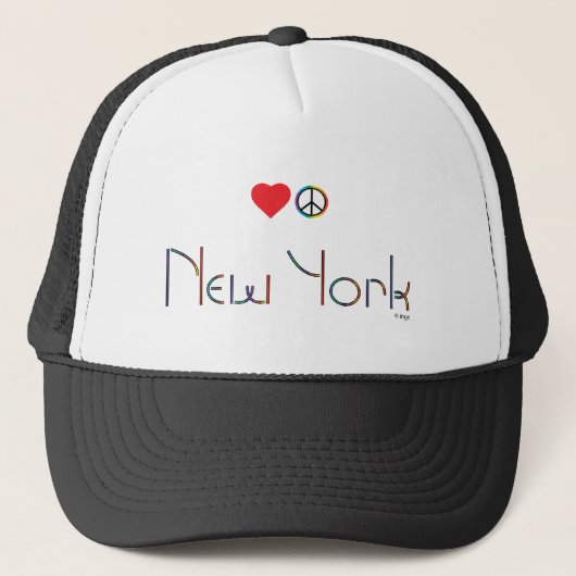 NEW YORK, Liefde en Vrede, Cool Trucker Pet (Voorkant)