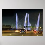 New York Lighted Bridge Poster (Voorkant)