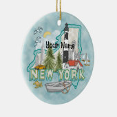 New York Lighthouse Ornament (Rechts)
