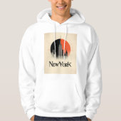 New York Limited Edition – 1960s Style Graphic Hoodie (Voorkant)