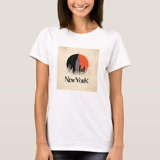 New York Limited Edition – 1960s Style Graphic T-shirt (Voorkant)