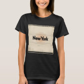 New York Limited Edition, geïnspireerd op het Post T-shirt (Voorkant)