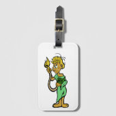 New York Lion Bagagelabel (Voorkant (verticaal))