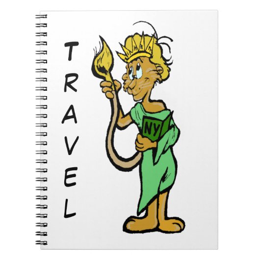 New York Lion Travel Notitieboek (Voorkant)