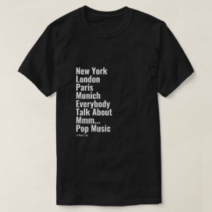 New York Londen Paris München - Een MisterP Shirt