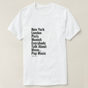 New York Londen Paris München - Een MisterP Shirt