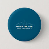 New York Long Island City _1  Ronde Button 5,7 Cm (Voorkant)