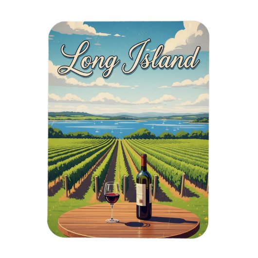 New York Long Island Magneet (Verticaal)
