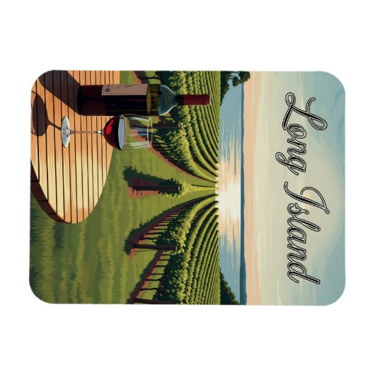 New York Long Island Magneet (Horizontaal)