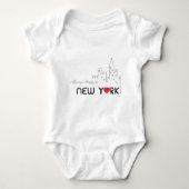 New York, Love, Heart, Cute Romper (Voorkant)