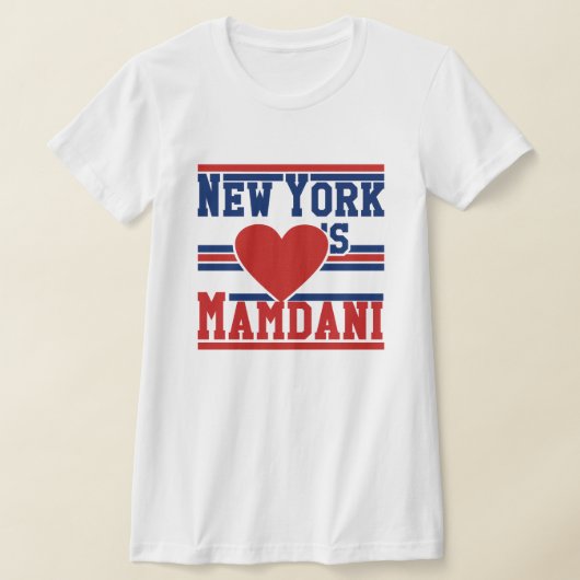 New York Loves Mayor Zohran Mamdani NYC T-shirt (Laagn)