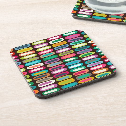 New York lozenge chocolade Bier Onderzetter (Linkerzijde)