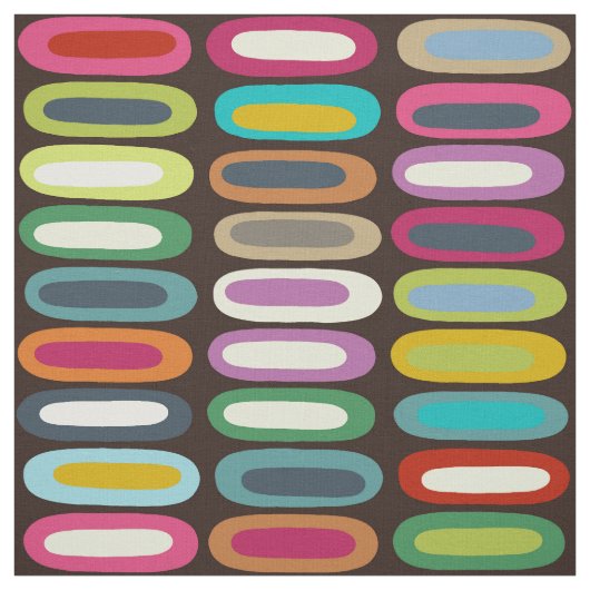 New York lozenge chocolade Stof (Swatch)