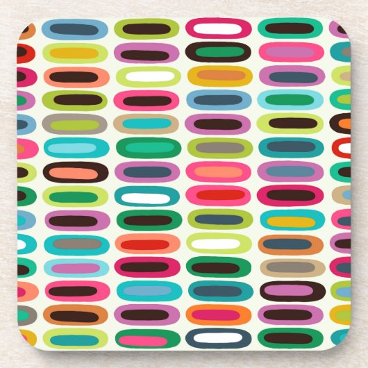 New York lozenge crème Bier Onderzetter (Voorkant)