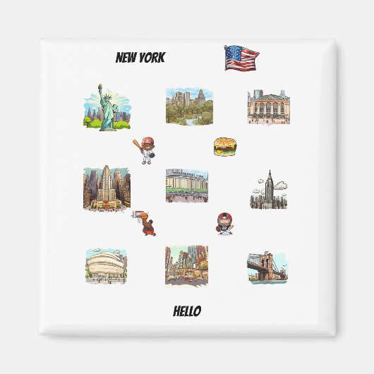 New York Magneet (Voorkant)