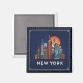 New York Magneet (Voorkant / Achterkant)