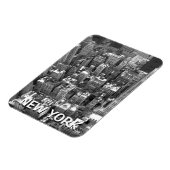 New York Magnet NY City Licht New York Souvenir Magneet (Linkerzijde)