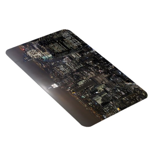 New York Magnet NY City Lights NY Skyline Souvenir Magneet (Rechterzijde)