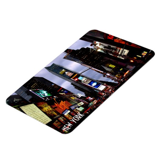 New York Magnet NY City Time Square NY Souvenir Magneet (Linkerzijde)