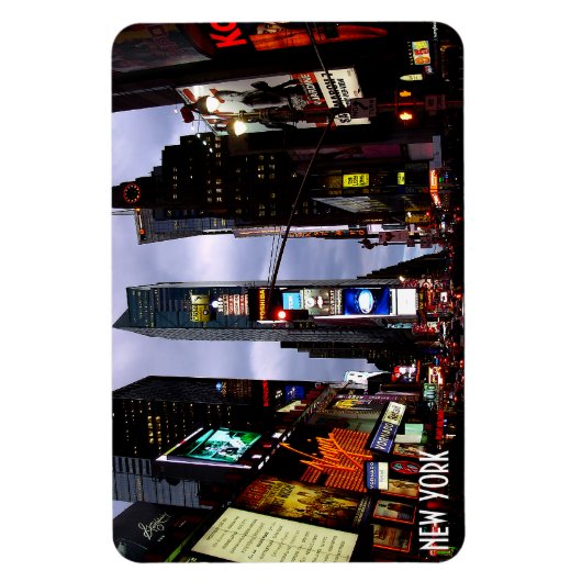 New York Magnet NY City Time Square NY Souvenir Magneet (Verticaal)