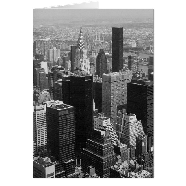 New York, Manhattan Black en White (Voorkant)