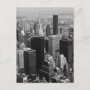 New York, Manhattan Black en White Briefkaart