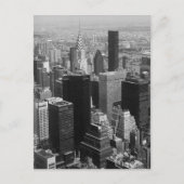 New York, Manhattan Black en White Briefkaart (Voorkant)