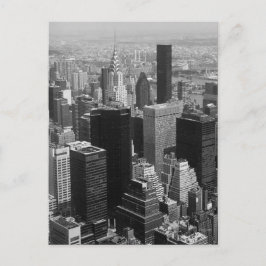 New York, Manhattan Black en White Briefkaart
