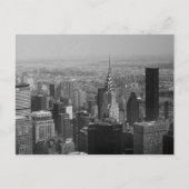 New York, Manhattan Black en White Briefkaart (Voorkant)
