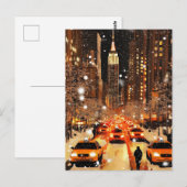  New York Manhattan Briefkaart (Voorkant / Achterkant)