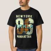 New York Manhattan grafisch T-shirt (Voorkant)