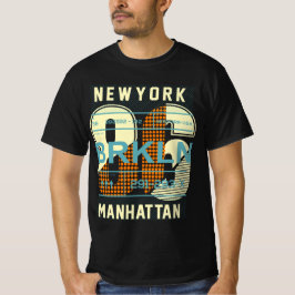 New York Manhattan grafisch T-shirt