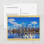 New York Manhattan NYC City USA Buildings Briefkaart (Voorkant / Achterkant)
