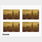  New York Manhattan Rechthoekige Sticker (Vel)