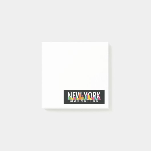 New York Manhattan skyline met palmen Post-it® Notes (Voorkant)