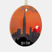 New York Manhattan Skyline Ornament (Rechts)