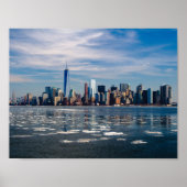 New York Manhattan Skyline Poster (Voorkant)