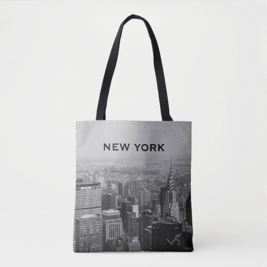 New York Manhattan Skyline Unisex Cool Tote Bag (Voorkant)