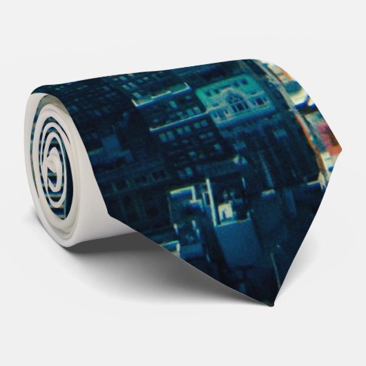 New York - Manhattan Stropdas (Opgerold)