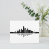 NEW YORK Manhatten USA City Skyline Silhouette Briefkaart (Staand voorkant)