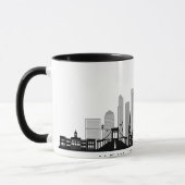 NEW YORK Manhatten USA City Skyline Silhouette Mok (Links)