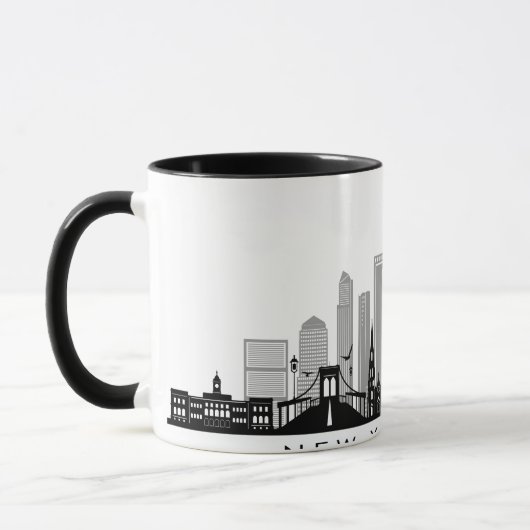 NEW YORK Manhatten USA City Skyline Silhouette Mok (Links)