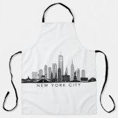 NEW YORK Manhatten USA City Skyline Silhouette Schort (Voorkant)