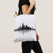 NEW YORK Manhatten USA City Skyline Silhouette Tote Bag (Dichtbij)