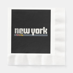 New York Mannen Vrouwen Gift Servet