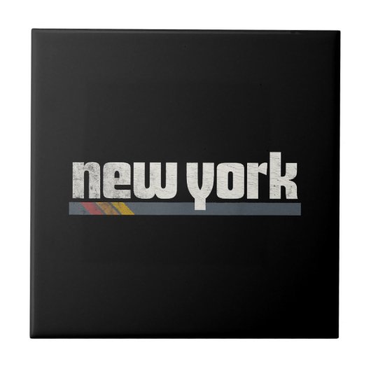 New York Mannen Vrouwen Gift Tegeltje (Voorkant)