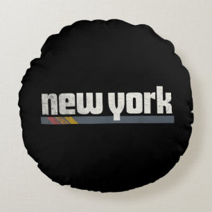 New York Mannen Vrouwen GiftNew York Mannen Vrouwe Rond Kussen