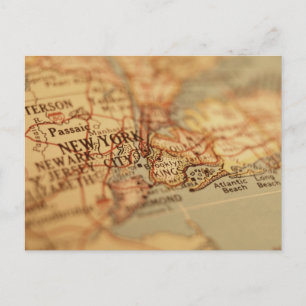 NEW YORK  Map Briefkaart