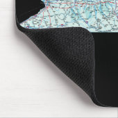 New York Map Mousepad Muismat (Hoek)