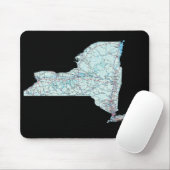 New York Map Mousepad Muismat (Met muis)
